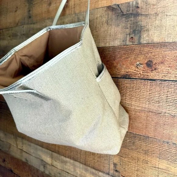 Micheal Kors Metallic Tweed Tote Bag - Picture 8 of 10